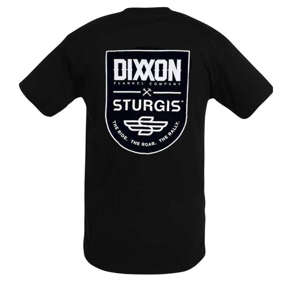 Dixxon Sturgis The Ride The Roar The Rally Tee, Black, Size XL, NWOT